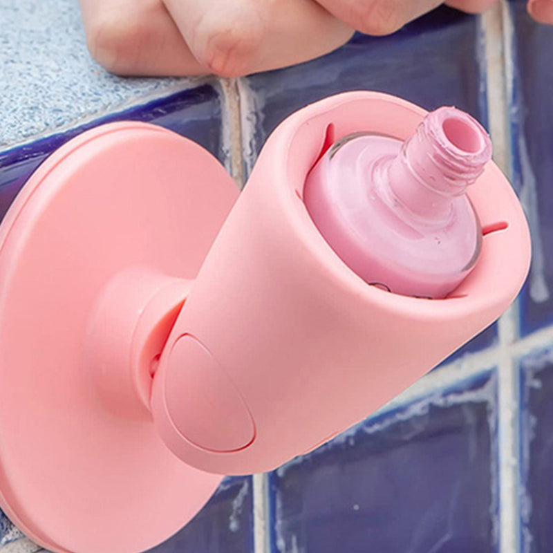 Abnehmbarer Nagellack-Flaschenhalter mit Auslaufschutz