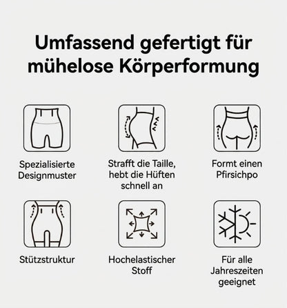 Shapewear für Damen mit Bauchkontrolle und Po-Lifting