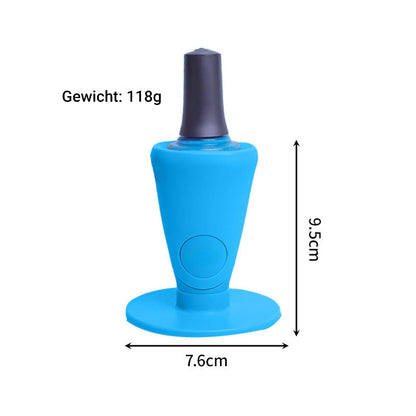 Abnehmbarer Nagellack-Flaschenhalter mit Auslaufschutz