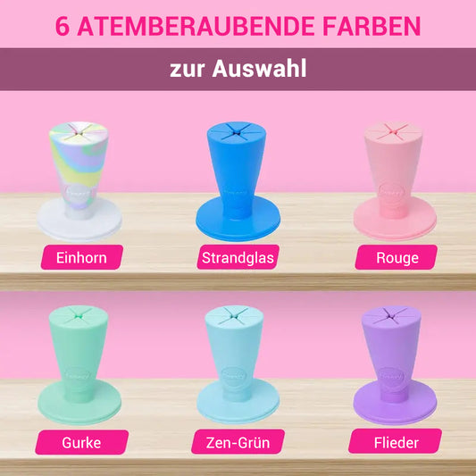 Abnehmbarer Nagellack-Flaschenhalter mit Auslaufschutz