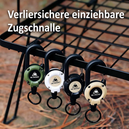 🏆Letzter Tag: 1 kaufen 2 gratis dazu!🎁3-in-1 Multifunktions-Schlüsselanhänger mit Karabiner und ausziehbarem Jojo