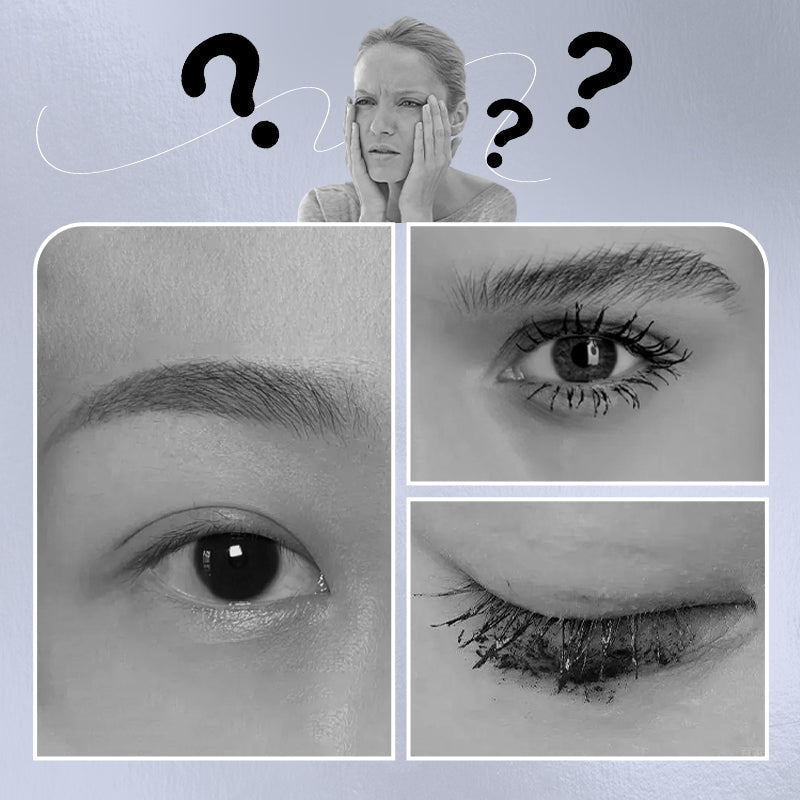 Wasserfeste schwarze Mascara für voluminöse, lange Wimpern