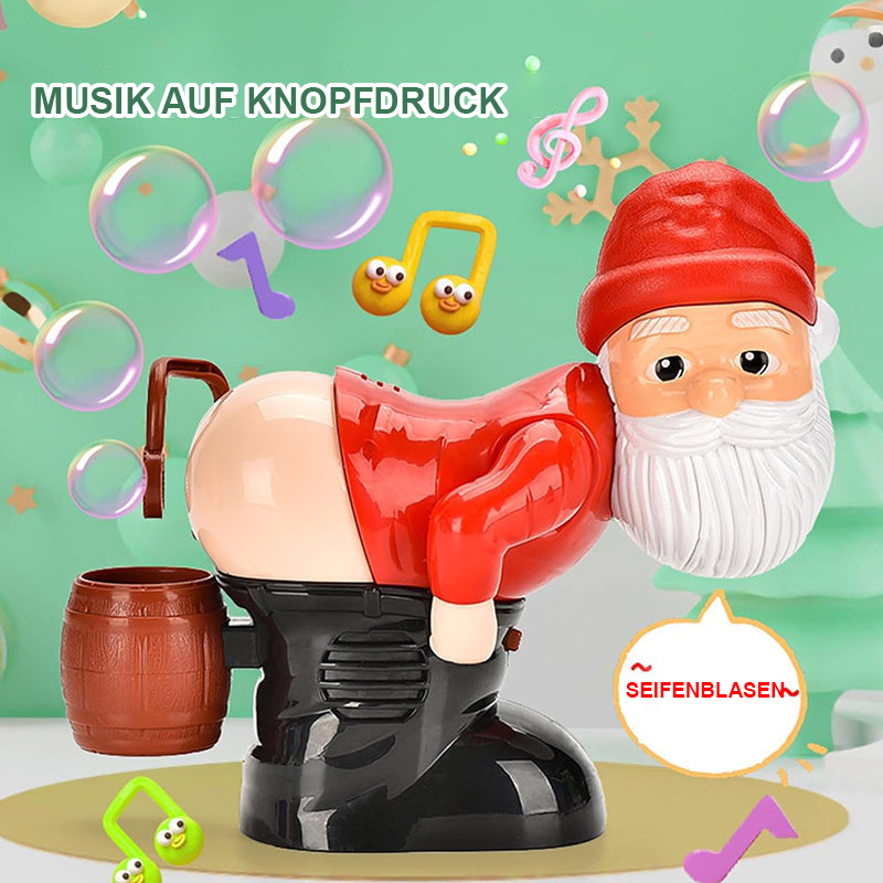 🔥Frühzeitiger Weihnachtsverkauf 🎅Lustige Seifenblasenmaschine im Weihnachtsmann-Design