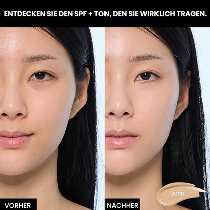 Getönte flüssige Foundation mit Sonnenschutz für den täglichen Gebrauch