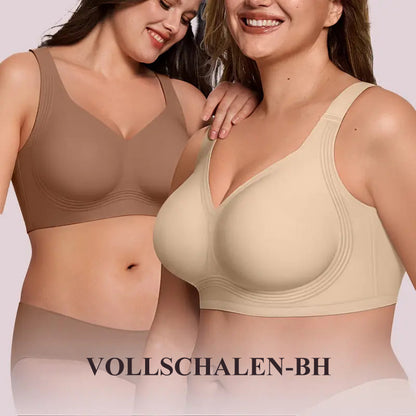 Nahtloser, bügelloser Vollschalen-BH für Damen – Ultraweicher Halt und unsichtbarer Tragekomfort für den Alltag