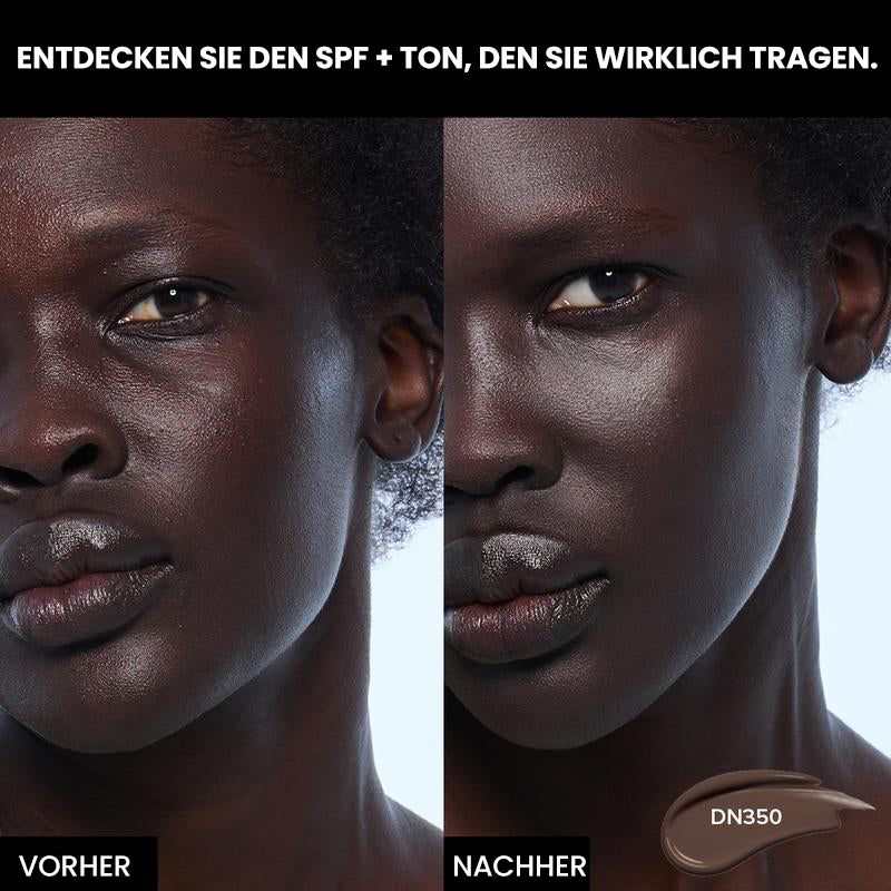 Getönte flüssige Foundation mit Sonnenschutz für den täglichen Gebrauch
