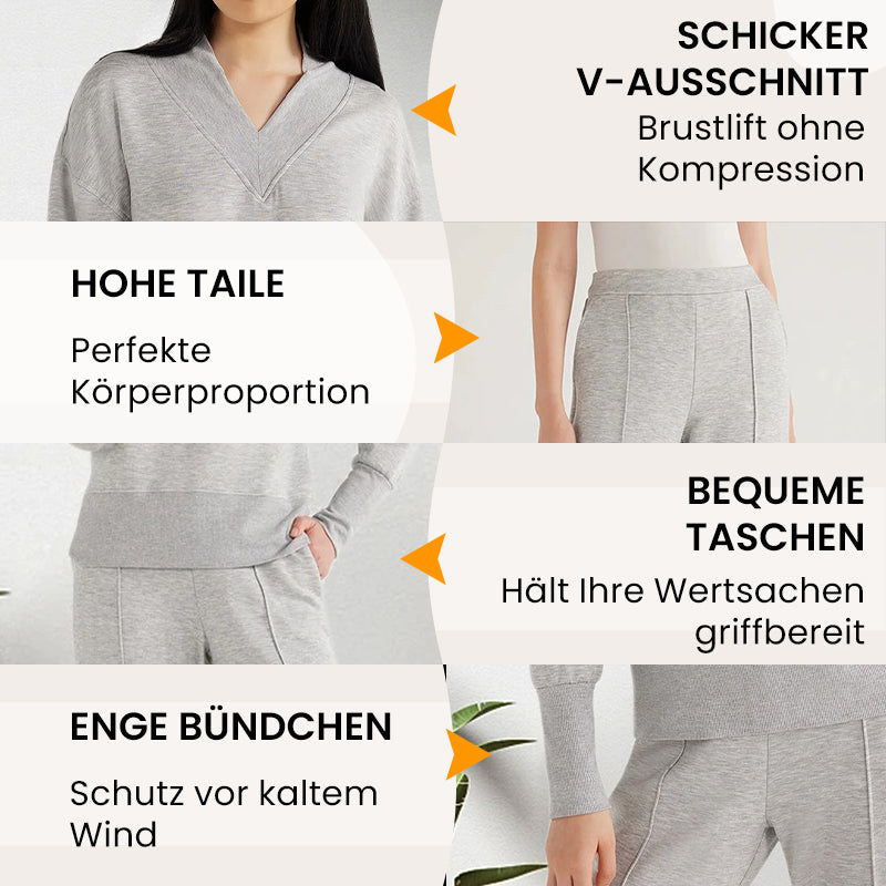 ❤️Räumungsverkauf❤️Frauen Freizeitanzug 2-teiliges Set