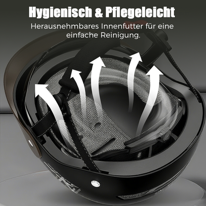 🔥🛡️Seiko-Zertifizierung Atmungsaktiver, leichter und stoßfester Motorradhelm