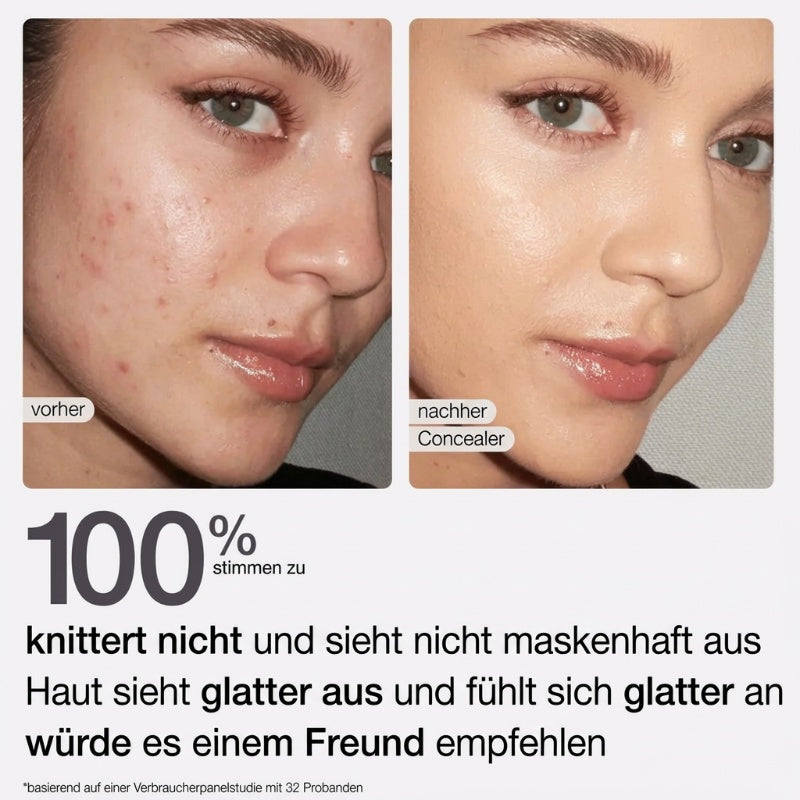 LAATSTE DAG ACTIE - KOOP 1, KRIJG 1 GRATIS 💕Wasserfester, langanhaltender Concealer mit natürlichem Finish