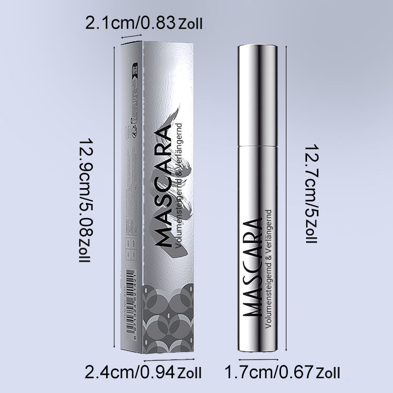 Wasserfeste schwarze Mascara für voluminöse, lange Wimpern