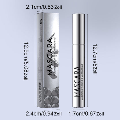 Wasserfeste schwarze Mascara für voluminöse, lange Wimpern