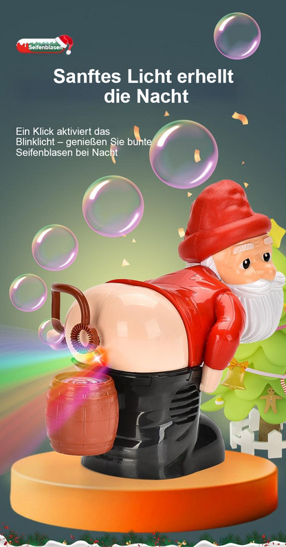 🔥Frühzeitiger Weihnachtsverkauf 🎅Lustige Seifenblasenmaschine im Weihnachtsmann-Design
