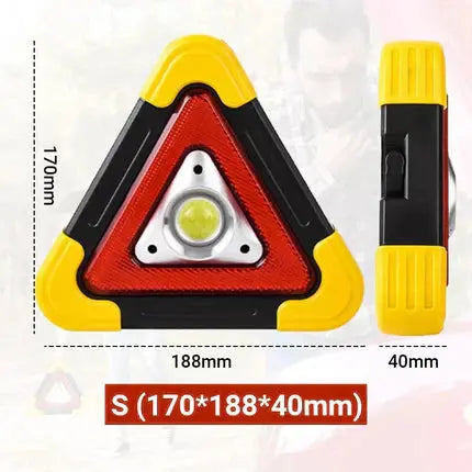 🚗Großes Sonderangebot – 49 % Rabatt🆘3-IN-1 Dreieckige Solar-Notfall-Signalleuchte für den Straßenrand✨