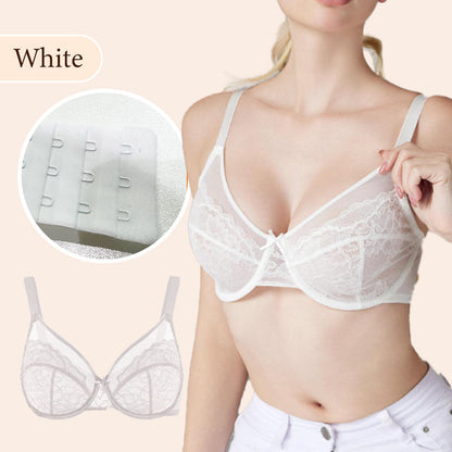 ⏳Nur für kurze Zeit: 50 % Rabatt!💥Minimizer-BH mit vollständiger Abdeckung und Spitze.