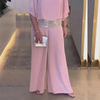⏳Begrenzte Zeit 50% Rabatt💥💃 Elegantes zweiteiliges Set im Colorblock-Stil mit Pailletten