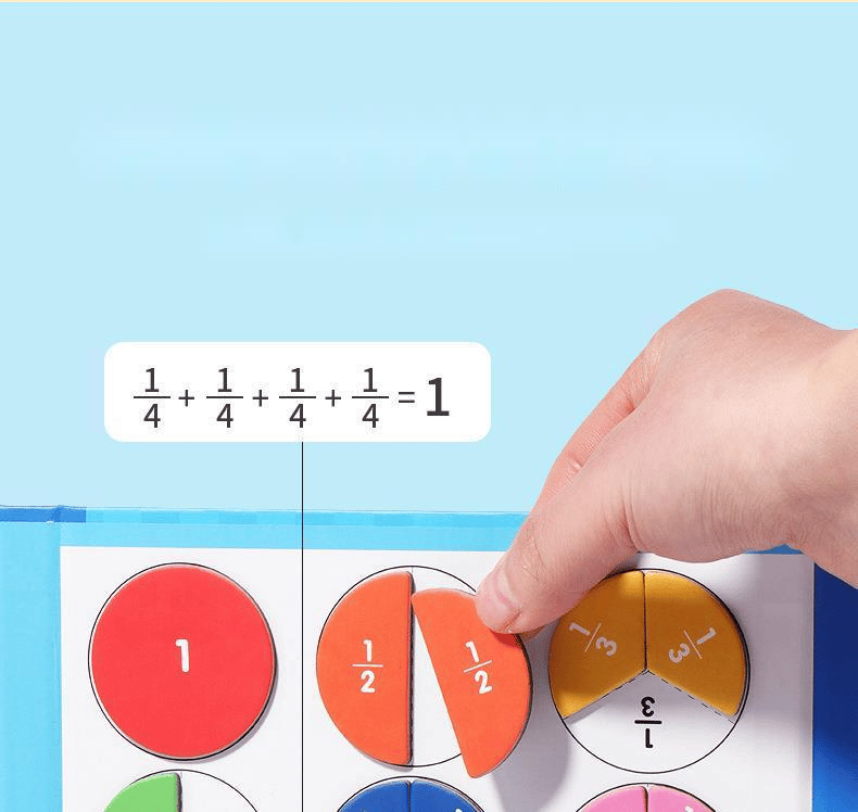 🧩 60% RABATT! 🎨 Magnetisches Bruchbuch-Puzzle für Kinder – Lehrreich, Sicher & Förderung der Feinmotorik ✨