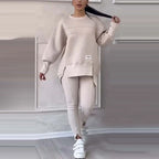 💜 LETZTER TAG DER AKTION – 50 % RABATT 💜Lässiges Sweatshirt-Leggings-Set für Frauen