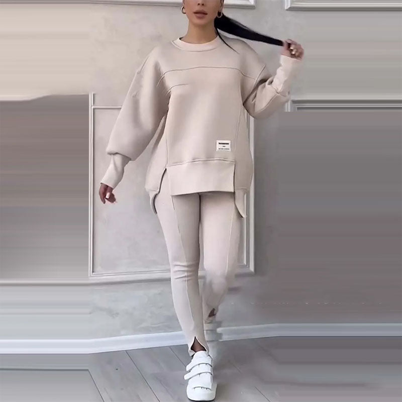 💜 LETZTER TAG DER AKTION – 50 % RABATT 💜Lässiges Sweatshirt-Leggings-Set für Frauen