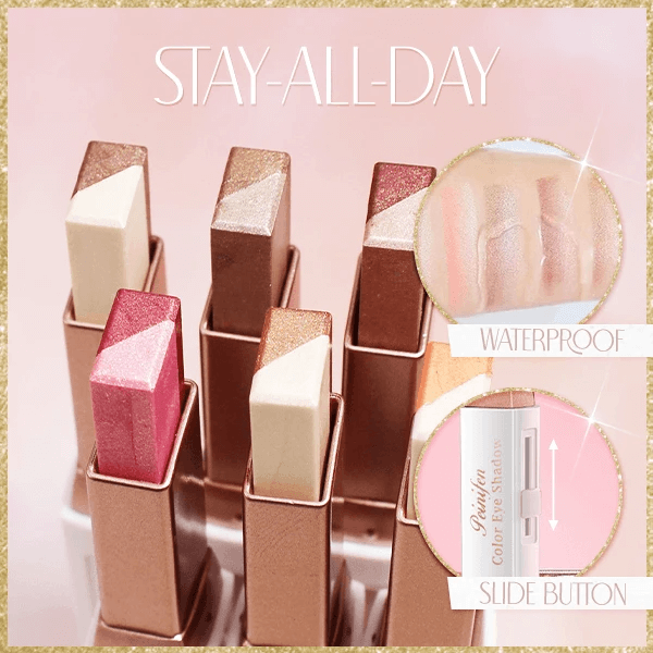 🎉 60 % RABATT! ✨ SET MIT 6 ZWEIFARBIGEN AUGENSCHATTENSTIFTEN – GLITZER-VERLAUF-AUGENSCHATTENSTIFT