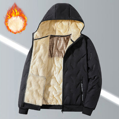 🎁Begrüßen Sie Weihnachten mit 50 % Rabatt💥Herren Winter warmer Reißverschluss-Kapuzenmantel