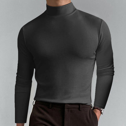🎁Begrüßen Sie Weihnachten mit 50 % Rabatt💥Slim Fit Langarm-T-Shirt für Herren mit Stehkragen