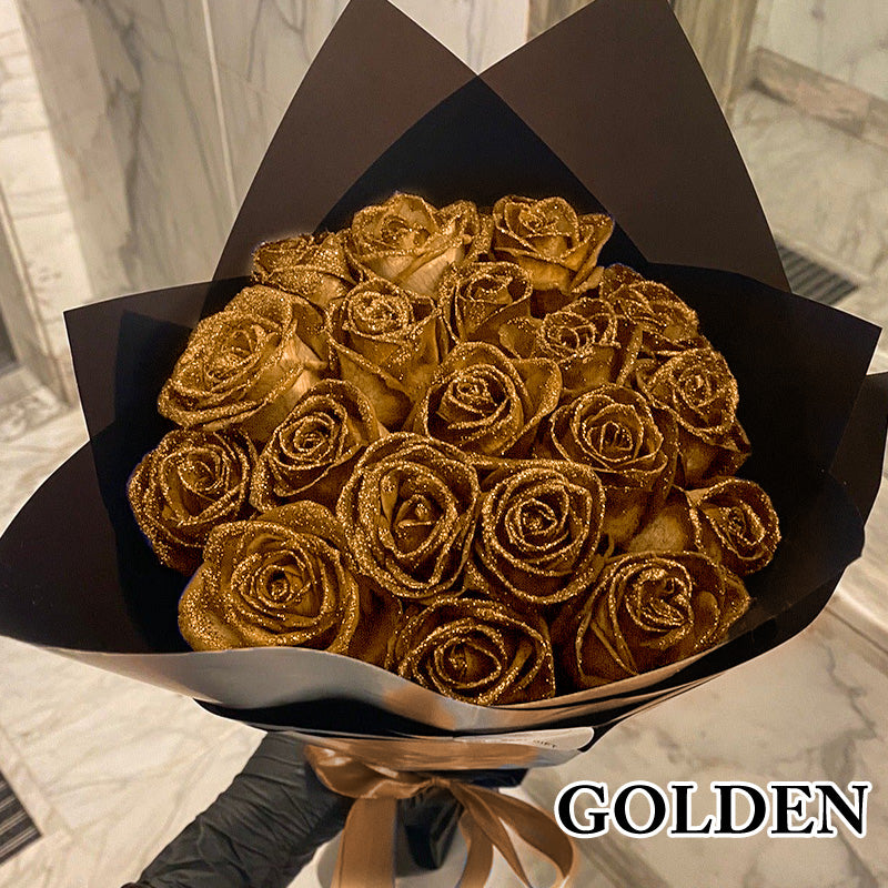 💕Glitter Everlasting Rose Bouquet💕
