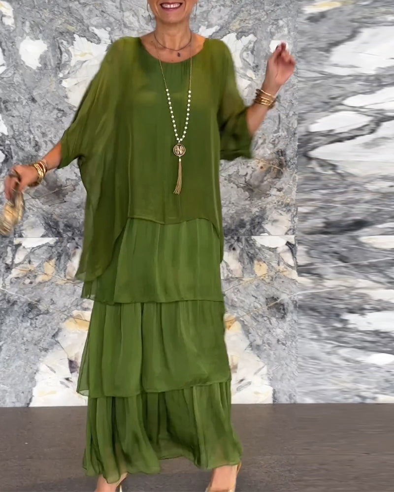 ⏳Zeitlich begrenzter Rabatt💯Künstlerischer Stil Kleid