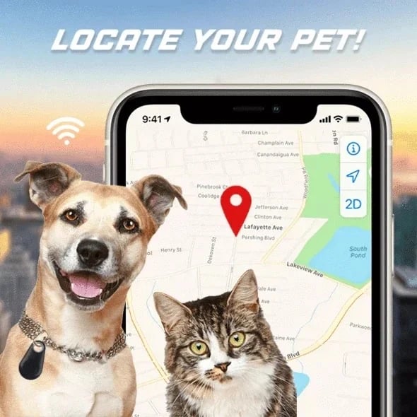✨Heißer Verkauf 69% RABATT🐶Bluetooth und GPS Kabelloser Haustier-Tracker