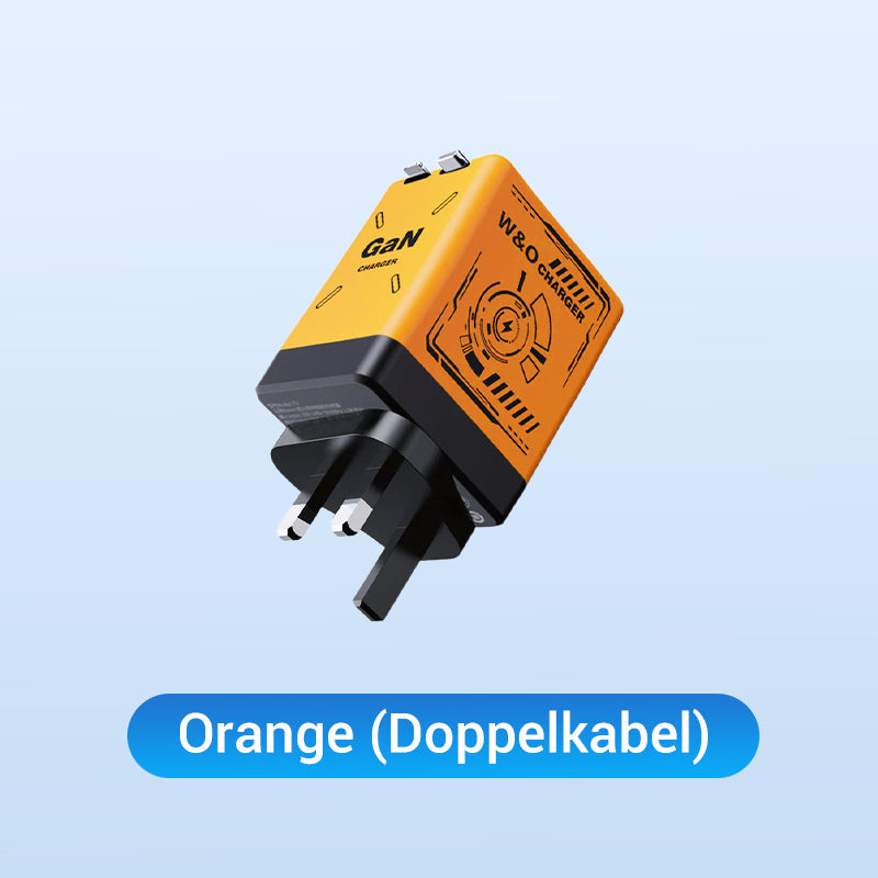 USB-C Schnellladestation mit einziehbarem Kabel – Universell einsetzbar