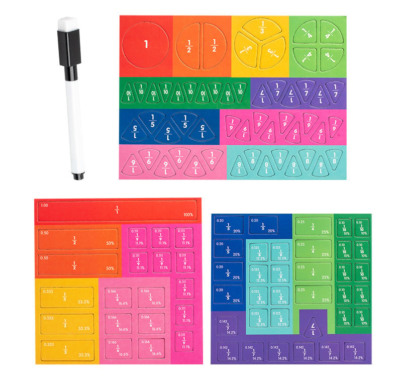 🧩 60% RABATT! 🎨 Magnetisches Bruchbuch-Puzzle für Kinder – Lehrreich, Sicher & Förderung der Feinmotorik ✨
