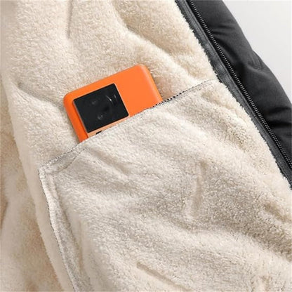 🎁Begrüßen Sie Weihnachten mit 50 % Rabatt💥Herren Winter warmer Reißverschluss-Kapuzenmantel