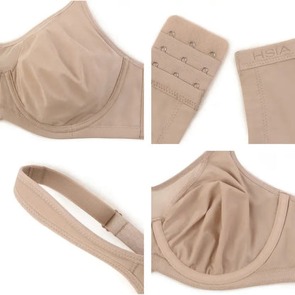 2-Piece Set💕 Jelly Wireless Womens Comfortable Wireless Bras Push Up Bralettes Seamless Tshirts Bras Deep V Everyday Bras
