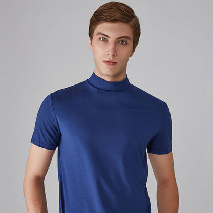 🔈🔈2026 Heißer Verkauf - 60% RABATT🎁Hochgeschlossenes Slim-Fit-T-Shirt für Herren