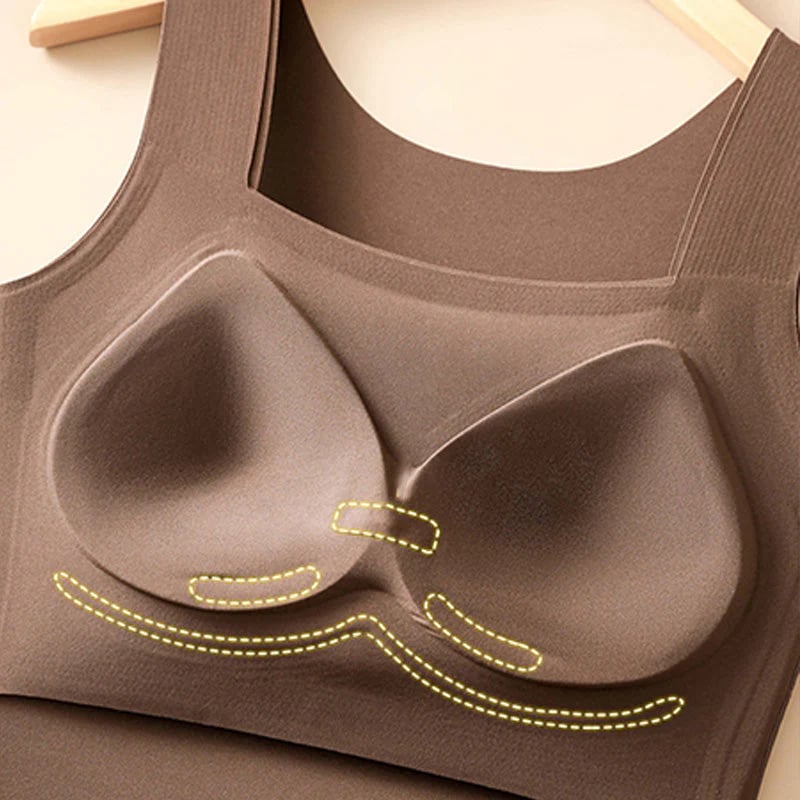 💐Thermische Tank-Tops für Damen mit U-Ausschnitt und integriertem BH💓
