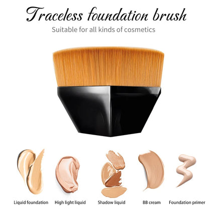 🔥Flacher Top-Make-up-Pinsel mit Bonus-Etui