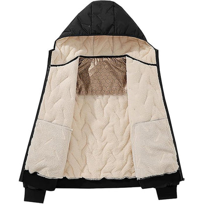 🎁Begrüßen Sie Weihnachten mit 50 % Rabatt💥Herren Winter warmer Reißverschluss-Kapuzenmantel
