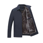 🔥Limitierter Verkauf 50% Rabatt🔥❄️Einfarbige, warme Herrenjacke mit Reißverschluss –💪Knitterfrei, wind-, regen- und schneefest!