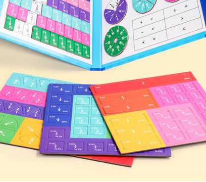 🧩 60% RABATT! 🎨 Magnetisches Bruchbuch-Puzzle für Kinder – Lehrreich, Sicher & Förderung der Feinmotorik ✨