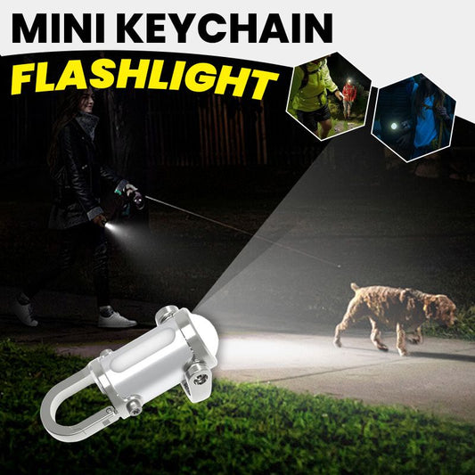 🔥Venta caliente🔥Mini linterna llavero superbrillante de 1200 lm, resistente al agua