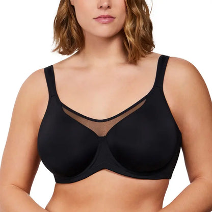 2-Piece Set💕 Jelly Wireless Womens Comfortable Wireless Bras Push Up Bralettes Seamless Tshirts Bras Deep V Everyday Bras