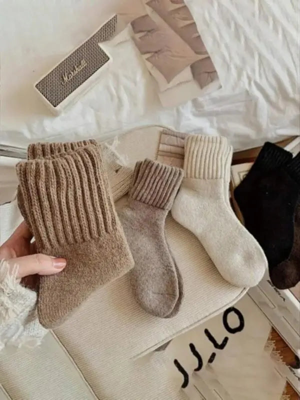 💜LETZTER TAG – KAUF 3 ERHALTE 2GRATIS💜 Thermische Wintersocken