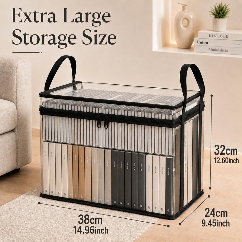 ⏳LETZTER TAG: 2 kaufen, 1 gratis!!💕HomeVault™🇩🇪 Transparente Aufbewahrungstasche – groß, staub- und feuchtigkeitsdicht, mit Griff✨Der ultimative All-in-One-Organizer für Kleidung, Spielzeug, Bücher, Kuscheltiere und einfach alles! 🧸📚👕🧦