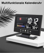 🔥bestes Geschenk-50% Rabatt🔥Digitaler LED-Temperatur- und Luftfeuchtigkeitsmonitor, Wettervorhersage, LED-Tischwecker