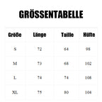 Schlanke Stretch-Schlaghose mit hoher Taille, Pailletten für Damen