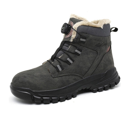 🔥Versandkostenfrei - Rutschfeste, leichte Sicherheitsstiefel der Klasse S3 für Unisex, ✅👍 mit stoßfesten Spikes, Anti-Smash- und Anti-Kompressions-Funktion