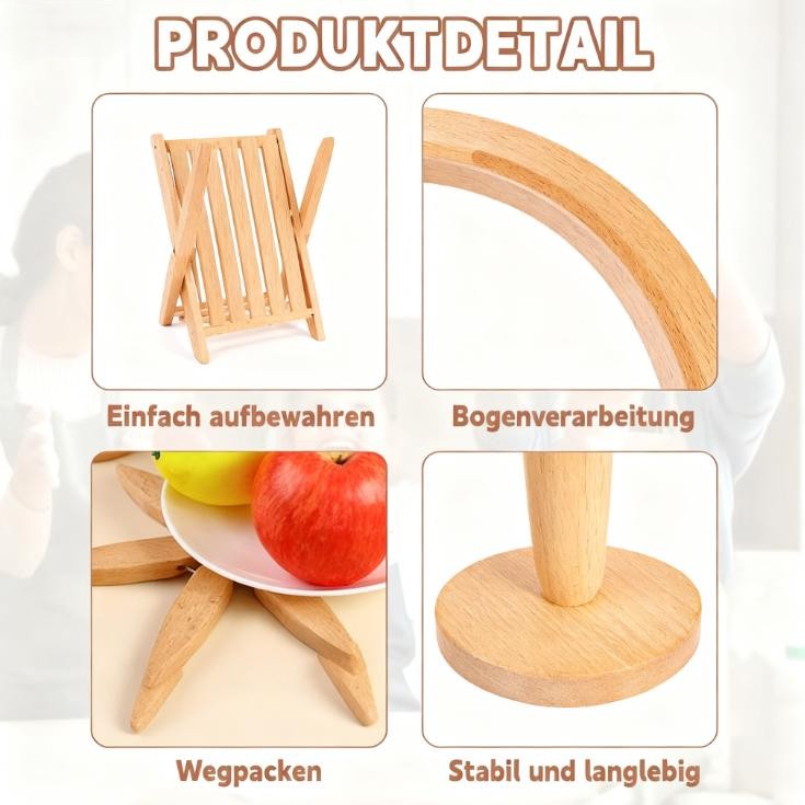 🧑‍🎄Heißer Weihnachtsverkauf🎄🎄Isolierte Untersetzer Massivholz-Weihnachtsbaum-Untersetzer