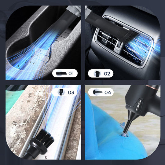 3-in-1-Akku-Staubsauger – Blasen, Staubsaugen, Aufblasen