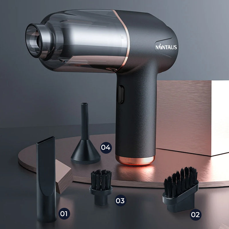 3-in-1-Akku-Staubsauger – Blasen, Staubsaugen, Aufblasen