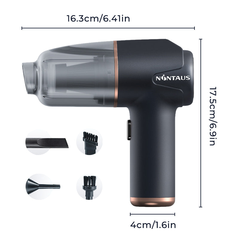 3-in-1-Akku-Staubsauger – Blasen, Staubsaugen, Aufblasen