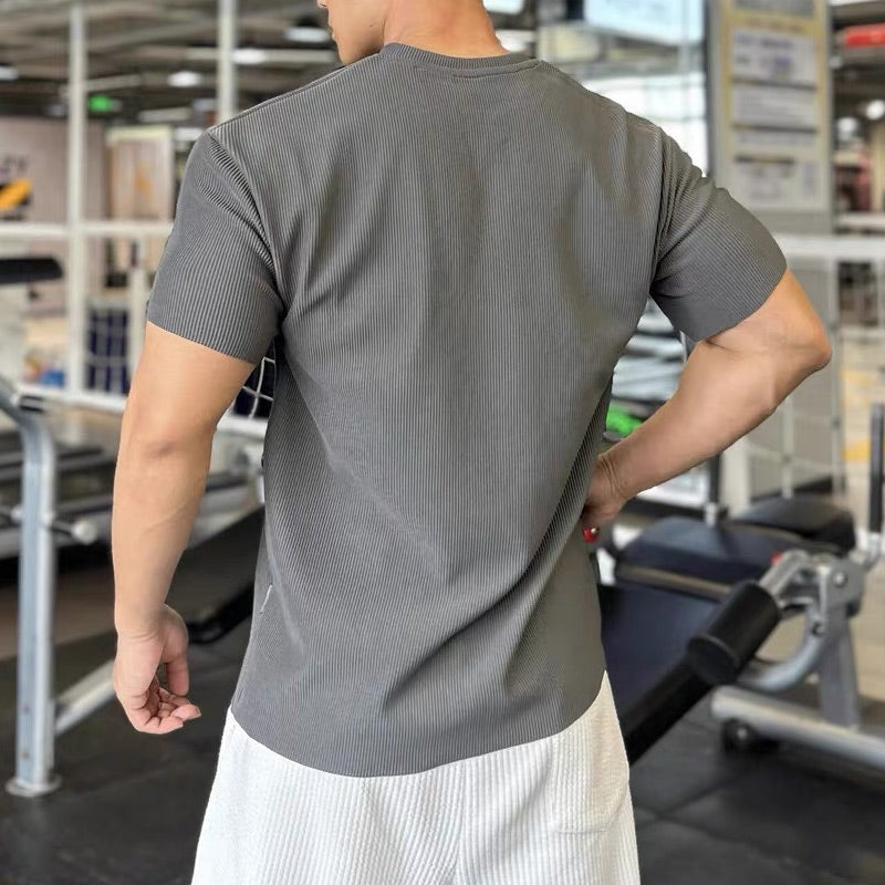 🎁Hot Sale 50% Rabatt⏳Herren V-Ausschnitt Kurzarm Muskelshirts Athletisches Training T-Shirts